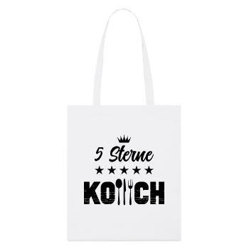 Chef 5 étoiles - Tote bag bio Stanley/Stella - blanc - Devant