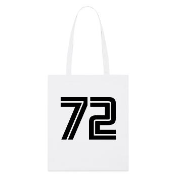 72 - Stanley/Stella Bio-Stoffbeutel - Weiß - Vorne