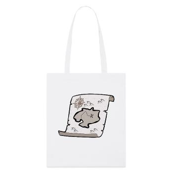 carte au trésor - Tote bag bio Stanley/Stella - blanc - Devant