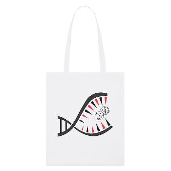 Backgammon DNA Piranha – Unique - Stanley/Stella Organic Tote Bag - white - Front
