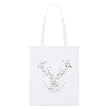 Deer constellation - Stanley/Stella Organic Tote Bag - white - Front