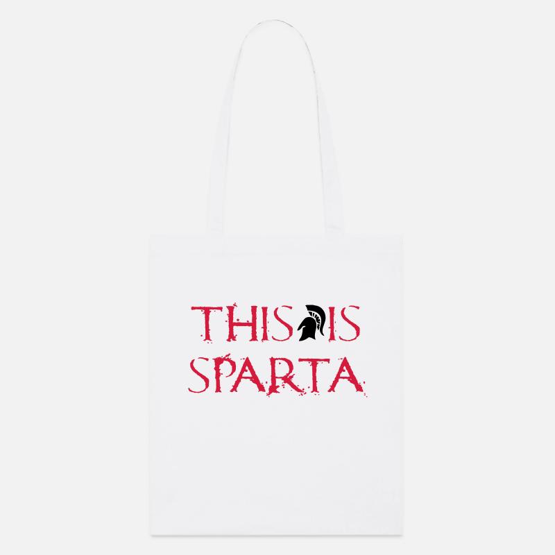 This is Sparta - Stanley/Stella Organic Tote Bag - white