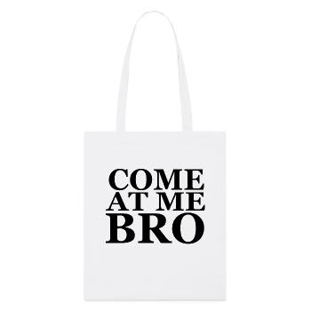 Zyzz Venez à moi Bro - Tote bag bio Stanley/Stella - blanc - Devant