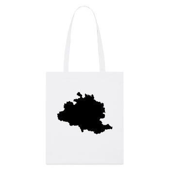 Ariège carte Ariégeoise - Tote bag bio Stanley/Stella - blanc - Devant