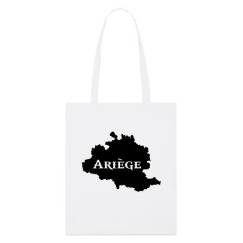 Ariège carte Ariégeoise - Tote bag bio Stanley/Stella - blanc - Devant