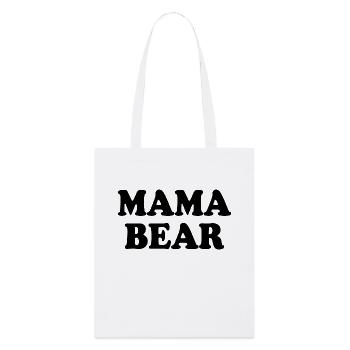 Mama bear - Stanley/Stella Bio-Stoffbeutel - Weiß - Vorne