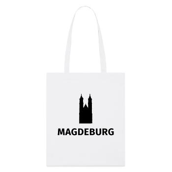 Magdeburg - Stanley/Stella Bio-Stoffbeutel - Weiß - Vorne