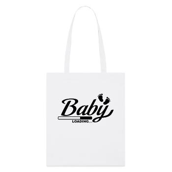 baby_loading_f1 - Tote bag bio Stanley/Stella - blanc - Devant