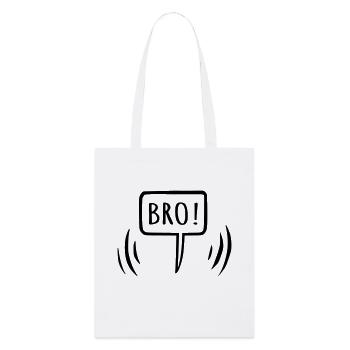 Frangin! Bulle de dialogue Brother - Tote bag bio Stanley/Stella - blanc - Devant