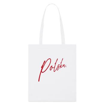 Polska Lettrage - Polen - Pologne - polnisch - Tote bag bio Stanley/Stella - blanc - Devant