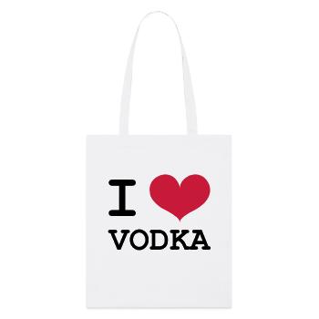 Alkohol - Stanley/Stella Bio-Stoffbeutel - Weiß - Vorne