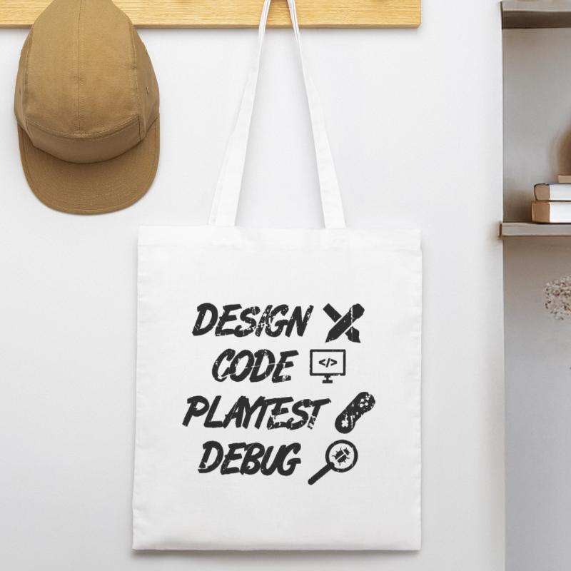 Débogage Playtest de code de conception Tote bag bio Stanley/Stella