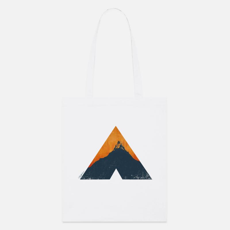 Triangle du Cervin - Tote bag bio Stanley/Stella - blanc