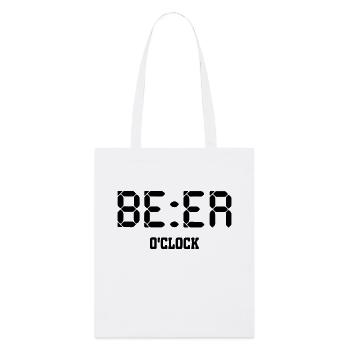 l'heure de la bière - Tote bag bio Stanley/Stella - blanc - Devant