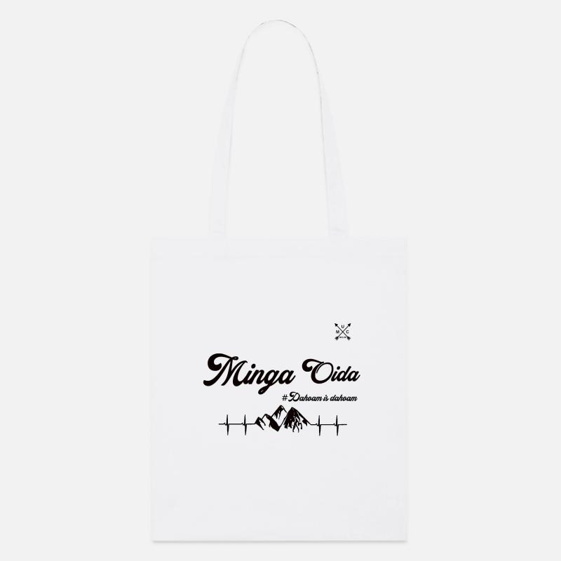 Minga Oida Stuff - Tote bag bio Stanley/Stella - blanc