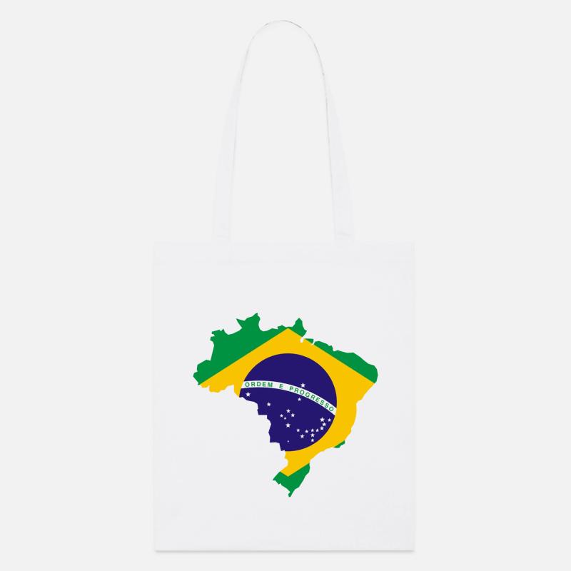 BRASILIEN - Stanley/Stella Bio-Stoffbeutel - Weiß