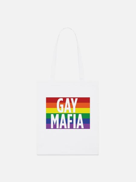 Gay Mafia - Stanley/Stella Bio-Stoffbeutel - Weiß