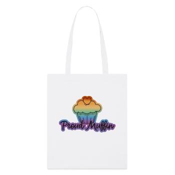 Muffin fier - Tote bag bio Stanley/Stella - blanc - Devant
