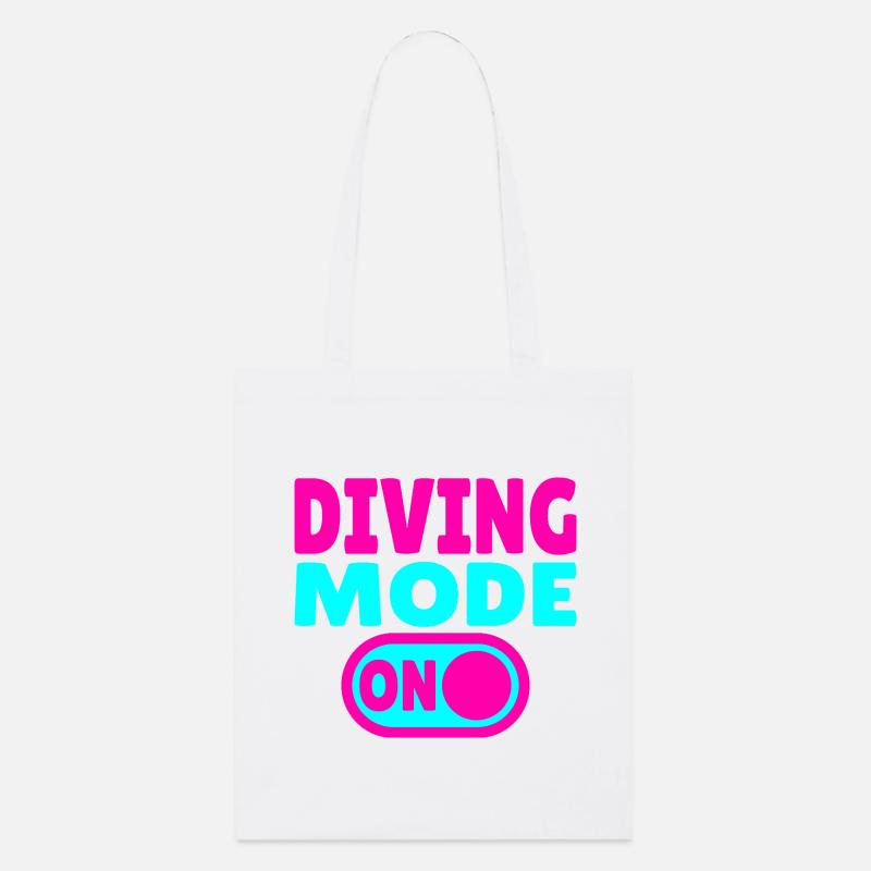 Mode plongée activé – Tauchen - Tote bag bio Stanley/Stella - blanc