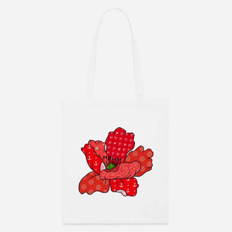 Roter_Mustermohn - Tote bag bio Stanley/Stella - blanc