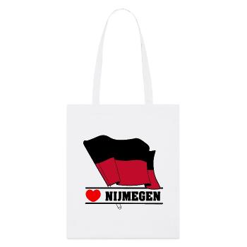 I Love Nijmegen - Stanley/Stella Organic Tote Bag - white - Front