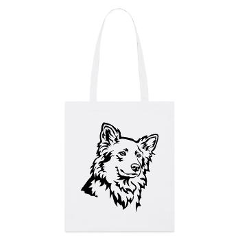 Harzer Fuchs Kopf - Stanley/Stella Bio-Stoffbeutel - Weiß - Vorne