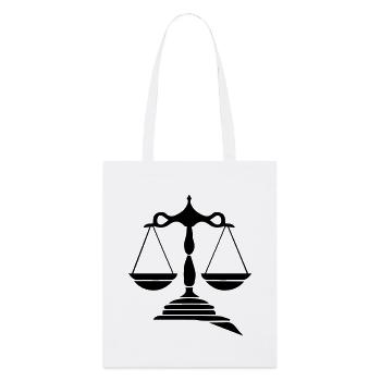Loi de la Balance - Tote bag bio Stanley/Stella - blanc - Devant