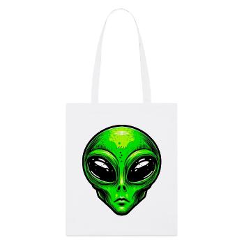 Alien extraterrestre martien - Tote bag bio Stanley/Stella - blanc - Devant