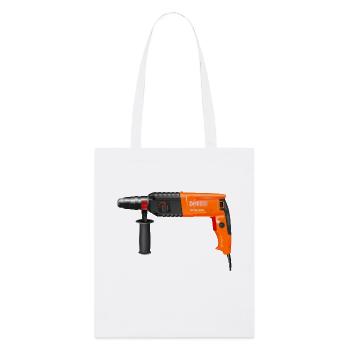 drilling machine - Stanley/Stella Organic Tote Bag - white - Front