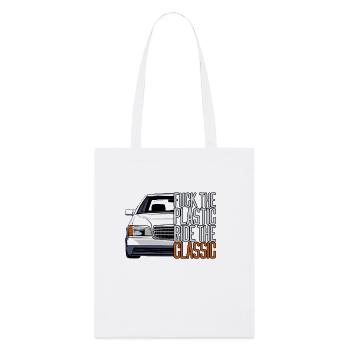 FTP Style Voiture Rétro Classique Silhoeutte - Tote bag bio Stanley/Stella - blanc - Devant