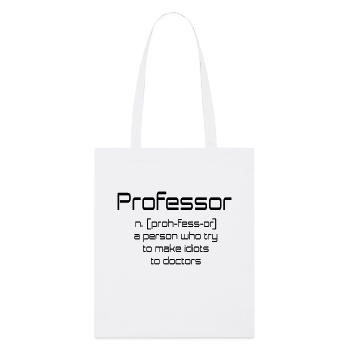 professeur - Tote bag bio Stanley/Stella - blanc - Devant