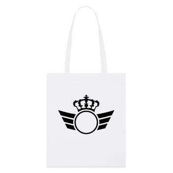 Crown Logo - Stanley/Stella Bio-Stoffbeutel - Weiß - Vorne