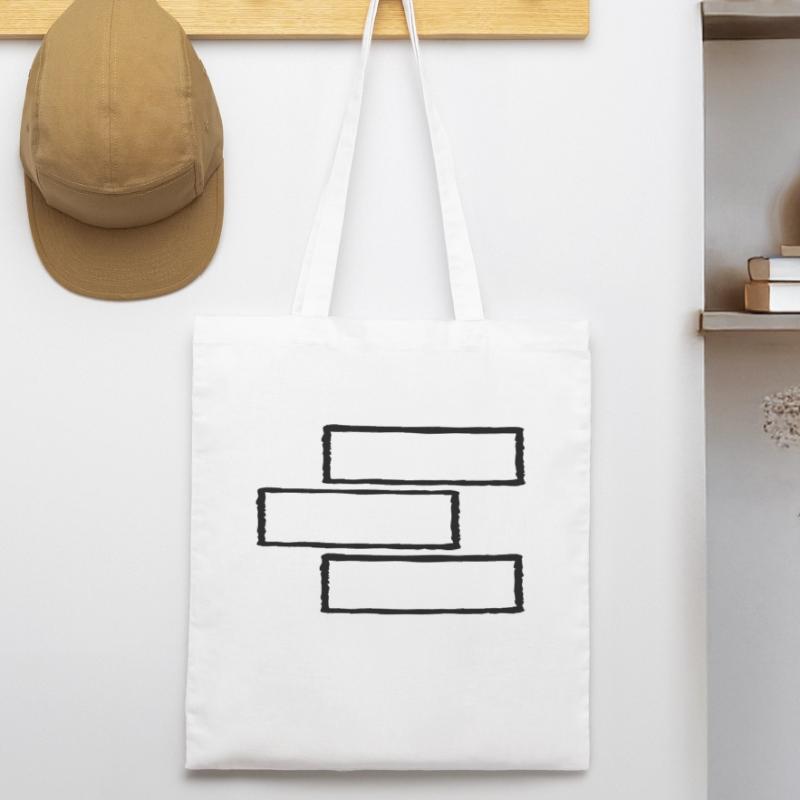 3 rectangular frame Stanley/Stella Organic Tote Bag