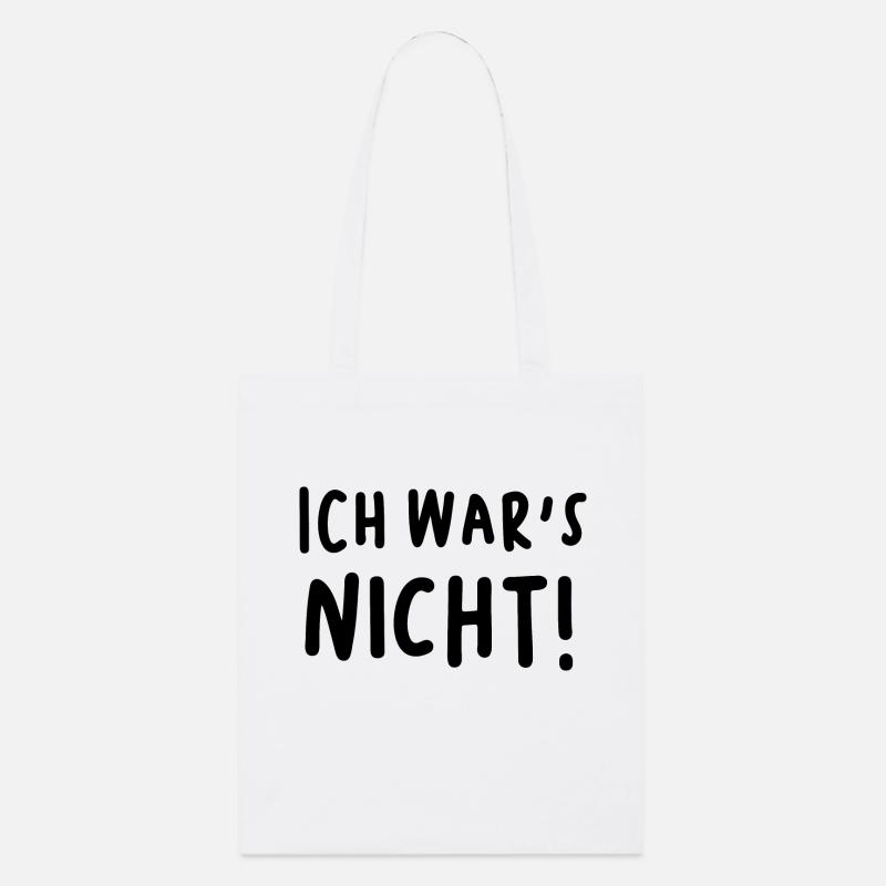 Ich war's nicht! - Stanley/Stella Bio-Stoffbeutel - Weiß