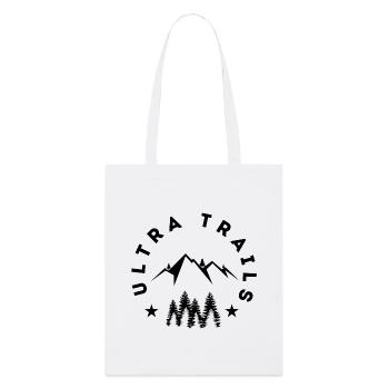 Ultra Trails - Tote bag bio Stanley/Stella - blanc - Devant