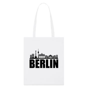 berlin skyline - Stanley/Stella Bio-Stoffbeutel - Weiß - Vorne