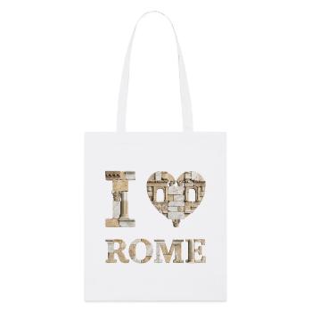 Rome – Eternal City - Stanley/Stella Organic Tote Bag - white - Front