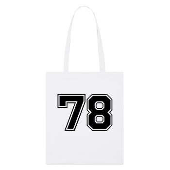 78 - Stanley/Stella Bio-Stoffbeutel - Weiß - Vorne