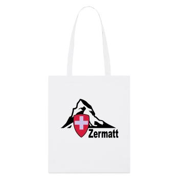 Zermatt - Tote bag bio Stanley/Stella - blanc - Devant