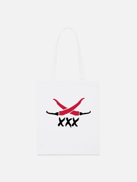 Chilli XXX - Stanley/Stella Bio-Stoffbeutel - Weiß