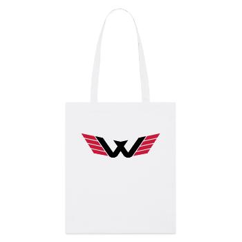 W Logo - Stanley/Stella Organic Tote Bag - white - Front