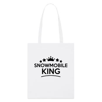 snowmobile king stars - Stanley/Stella Bio-Stoffbeutel - Weiß - Vorne