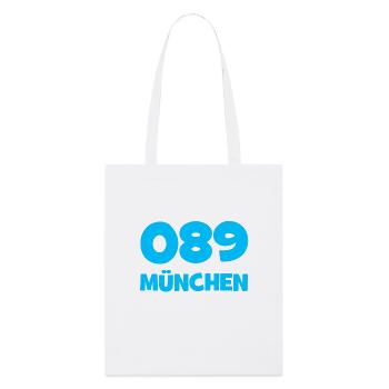 089 München Vorwahl Telefon telefonieren Bayern - Stanley/Stella Bio-Stoffbeutel - Weiß - Vorne