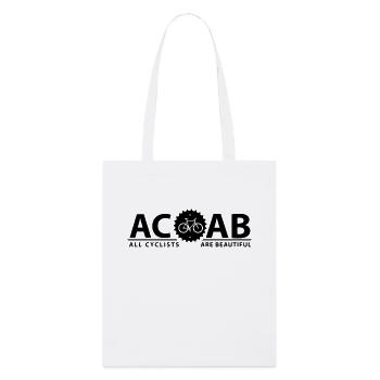 ACAB ALL CYCLISTS - Tote bag bio Stanley/Stella - blanc - Devant