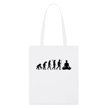 MEDITATION EVOLUTION! - Tote bag bio Stanley/Stella - blanc - Devant