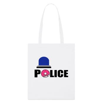police d - Tote bag bio Stanley/Stella - blanc - Devant