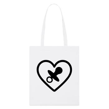 Heart + Childcare / Nanny Super Nanny - Stanley/Stella Organic Tote Bag - white - Front