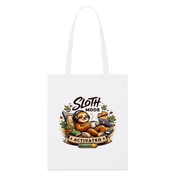 Trägheitsmodus aktiviert: Cozy Tech - Stanley/Stella Bio-Stoffbeutel - Weiß - Vorne