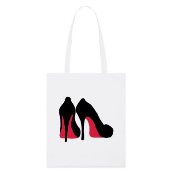 high heels - Stanley/Stella Bio-Stoffbeutel - Weiß - Vorne
