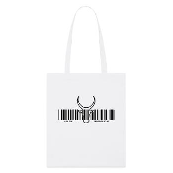 code barre zebu 2 - Tote bag bio Stanley/Stella - blanc - Devant